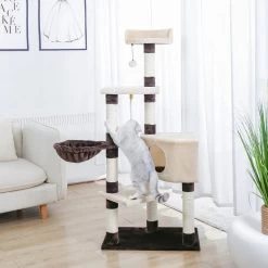Arbre à Chat XXL Beige Avec Corde Et Boule -Chats Fournitures Magasin Arbre a chat beige avec corde et boule Pour toi Mon chat 1680617537 469bf28f 8ec8 4dbb 9da9 6c7cd6983bd6