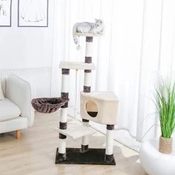 Arbre à Chat XXL Beige Avec Corde Et Boule -Chats Fournitures Magasin Arbre a chat beige avec corde et boule Pour toi Mon chat 1680617540 1fd7a932 5235 435d aad4 607413bb8d1a