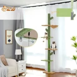 Arbre à Chat Cactus à Cinq Niveaux -Chats Fournitures Magasin Arbre a chat cactus a cinq niveaux Pour toi Mon chat 1681753152