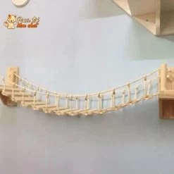 Arbre à Chat En Forme De Pont En Bois Suspendu 15 Arbre à Chat En Forme De Pont En Bois Suspendu -Chats Fournitures Magasin Arbre a chat en forme de pont en bois suspendu Pour toi Mon chat 1665445644