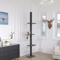 Arbre D'escalade Pour Chat à Cinq Niveaux -Chats Fournitures Magasin Arbre d escalade pour chat a cinq niveaux Pour toi Mon chat 1679671902