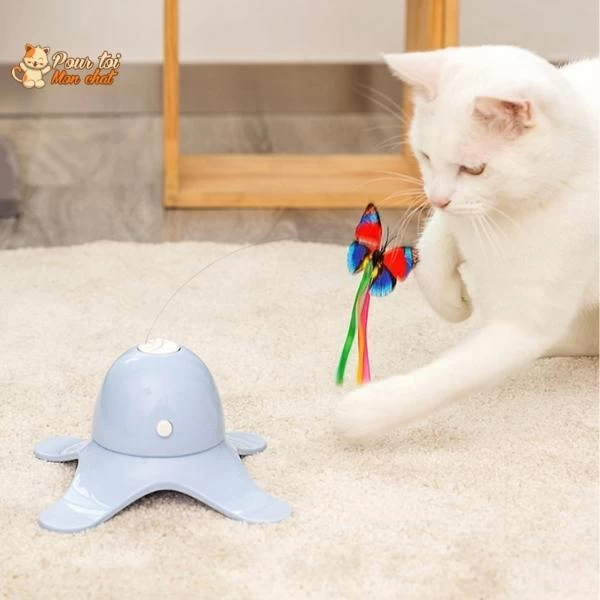 Jouet Papillon Volant Pour Chat - Attrap'Papillon™ 2 Jouet Papillon Volant Pour Chat - Attrap'Papillon™ – Image 2