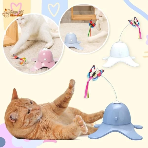 Jouet Papillon Volant Pour Chat - Attrap'Papillon™ 3 Jouet Papillon Volant Pour Chat - Attrap'Papillon™ – Image 3