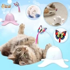 Jouet Papillon Volant Pour Chat - Attrap'Papillon™ 17 Jouet Papillon Volant Pour Chat - Attrap'Papillon™ -Chats Fournitures Magasin Attrap Papillon Jeu Rotatif360 pour Chat Pour toi Mon chat 1631775628