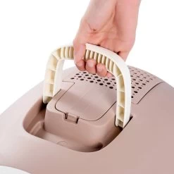 Bac à Litière Rond Anti-éclaboussures Pour Chat -Chats Fournitures Magasin Bac a litiere rond anti eclaboussures pour chat Pour toi Mon chat 1684243477