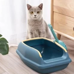 Bac à Litière Semi-fermé Anti-éclaboussures Pour Chat 9 Bac à Litière Semi-fermé Anti-éclaboussures Pour Chat -Chats Fournitures Magasin Bac a litiere semi ferme anti eclaboussures pour chat Pour toi Mon chat 1684240256 acdb946b 0c21 408c bec4 17531542d3fe