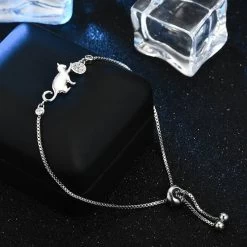 Bracelet De Chat Ajustable En Argent 10 Bracelet De Chat Ajustable En Argent -Chats Fournitures Magasin Bracelet de chat ajustable en argent Pour toi Mon chat 1680955984 671fea97 391d 4b49 b2ee ffaafe7514ef