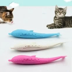 Brosse à Dents En Silicone En Forme De Dauphin Pour Chat -Chats Fournitures Magasin Brosse a dents en silicone en forme de dauphin pour chat Pour toi Mon chat 1687608060987 a3e199a2 9704 4f4e 990b eb4eb765c00b