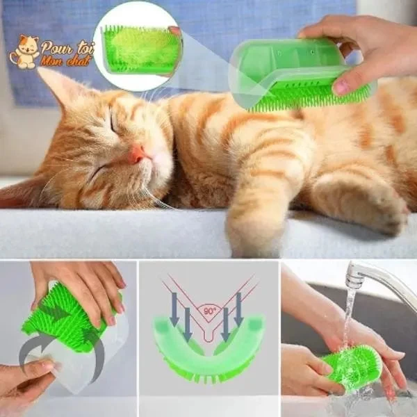 Brosse D’angle, Auto-massage Pour Chats 7 Brosse D’angle, Auto-massage Pour Chats – Image 7