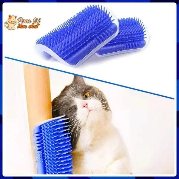 Brosse D’angle, Auto-massage Pour Chats 2 Brosse D’angle, Auto-massage Pour Chats – Image 2
