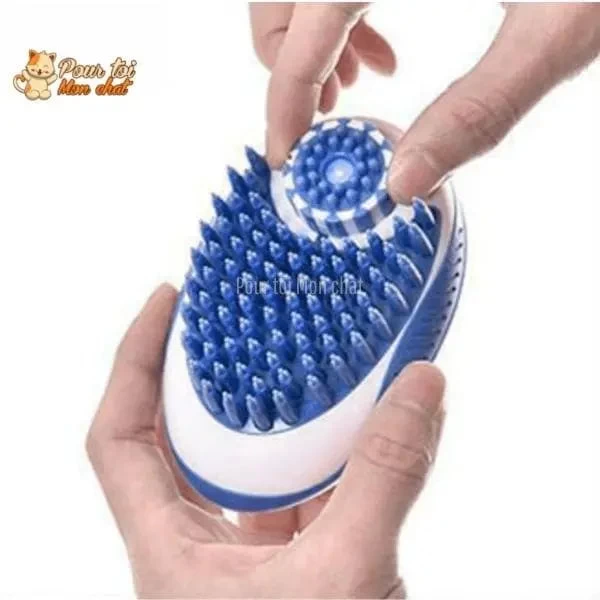 Brosse De Bain Et De Massage Pour Chat – Toilettage’Chat™ 4 Brosse De Bain Et De Massage Pour Chat – Toilettage’Chat™ – Image 4