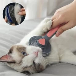 Brosse De Toilettage Avec Bouton En Acier Inoxydable Pour Chat -Chats Fournitures Magasin Brosse de toilettage avec bouton en acier inoxydable pour chat Pour toi Mon chat 1687618488865 25428719 c04a 4542 ab5b a3d30cdbf506