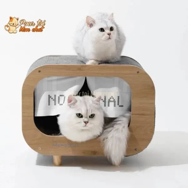 CABANE, LIT, MAISON - POUR CHAT MODERNE EN BOIS - TheRadioChat™ 1 CABANE, LIT, MAISON - POUR CHAT MODERNE EN BOIS - TheRadioChat™