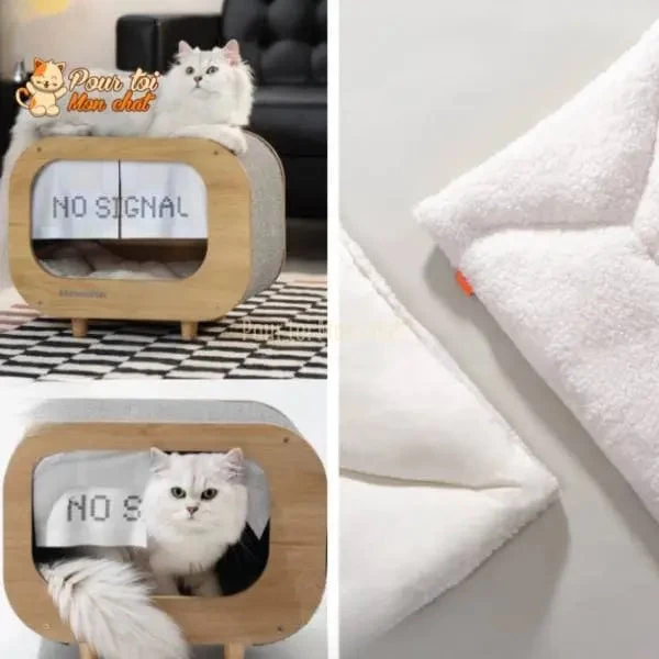 CABANE, LIT, MAISON - POUR CHAT MODERNE EN BOIS - TheRadioChat™ 7 CABANE, LIT, MAISON - POUR CHAT MODERNE EN BOIS - TheRadioChat™ – Image 7