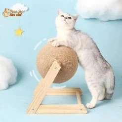 Griffoir Brosse Boule Pour Chat - Grif'Ball'Cat™ 16 Griffoir Brosse Boule Pour Chat - Grif'Ball'Cat™ -Chats Fournitures Magasin Cat Scratcher Toy Pet Scratching Post Toys for Cats Sisal Rope Ball Grinding Paw Cat Scratching Ball Frame Pet Accessories Pour toi Mon chat 1645788875