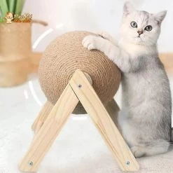 Griffoir Brosse Boule Pour Chat - Grif'Ball'Cat™ 17 Griffoir Brosse Boule Pour Chat - Grif'Ball'Cat™ -Chats Fournitures Magasin Cat Scratcher Toy Pet Scratching Post Toys for Cats Sisal Rope Ball Grinding Paw Cat Scratching Ball Frame Pet Accessories Pour toi Mon chat 1645788878
