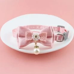 Collier Avec Gros Nœud Papillon Pour Gros Chat -Chats Fournitures Magasin Collier avec gros nud papillon pour chat Pour toi Mon chat 1680518554