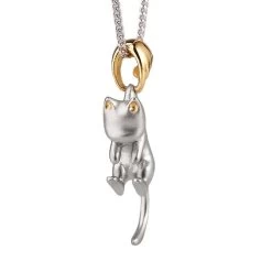 Collier Avec Pendentif De Chat Simple Pour Femme -Chats Fournitures Magasin Collier avec pendentif de chat simple pour les femmes Pour toi Mon chat 1684234551
