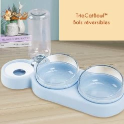 Distributeur De Croquettes Et Eau Pour Chat - TrioCatBowl™ 14 Distributeur De Croquettes Et Eau Pour Chat - TrioCatBowl™ -Chats Fournitures Magasin Distributeur croquettes pate et eau pour Chat TrioCatBowl Pour toi Mon chat 1636745535