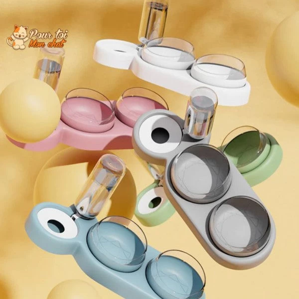 Distributeur De Croquettes Et Eau Pour Chat - TrioCatBowl™ 8 Distributeur De Croquettes Et Eau Pour Chat - TrioCatBowl™ – Image 8