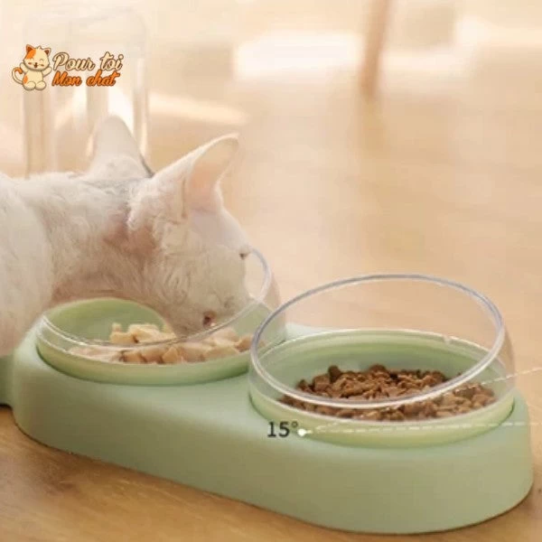 Distributeur De Croquettes Et Eau Pour Chat - TrioCatBowl™ 9 Distributeur De Croquettes Et Eau Pour Chat - TrioCatBowl™ – Image 9