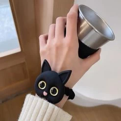 Élastique Pour Cheveux En Soie En Forme De Chat -Chats Fournitures Magasin Elastique pour cheveux en soie en forme de chat Pour toi Mon chat 1687785346871