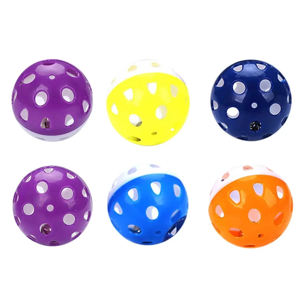 Ensemble De Six Boules Amusantes Avec Cloche Pour Chat 4 Ensemble De Six Boules Amusantes Avec Cloche Pour Chat – Image 4