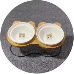 Bols D’alimentation Et De Boisson En Céramique Pour Chats - MonChatBol™ 26 Bols D’alimentation Et De Boisson En Céramique Pour Chats - MonChatBol™ -Chats Fournitures Magasin Fashion High end Pet Bowl Various Cartoon Patterns Stainless Steel Shelf Ceramic Bowl Feeding and Drinking Bowls for Dog Cat Pour toi Mon chat 1667398401