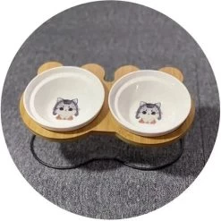 Bols D’alimentation Et De Boisson En Céramique Pour Chats - MonChatBol™ 28 Bols D’alimentation Et De Boisson En Céramique Pour Chats - MonChatBol™ -Chats Fournitures Magasin Fashion High end Pet Bowl Various Cartoon Patterns Stainless Steel Shelf Ceramic Bowl Feeding and Drinking Bowls for Dog Cat Pour toi Mon chat 1667398413