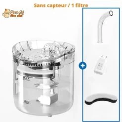 Fontaine à Eau Pour Chat Avec Capteur Automatique -Chats Fournitures Magasin Fontaine a eau pour chat avec capteur automatique Pour toi Mon chat 1663697357