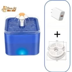 Fontaine à Eau Pour Chats Avec éclairage LED -Chats Fournitures Magasin Fontaine a eau pour chats avec eclairage LED Pour toi Mon chat 1664846218