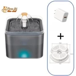Fontaine à Eau Pour Chats Avec éclairage LED -Chats Fournitures Magasin Fontaine a eau pour chats avec eclairage LED Pour toi Mon chat 1664846347