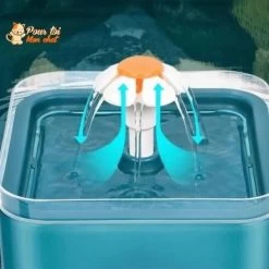 Fontaine à Eau Pour Chats Avec éclairage LED -Chats Fournitures Magasin Fontaine a eau pour chats avec eclairage LED Pour toi Mon chat 1664847285