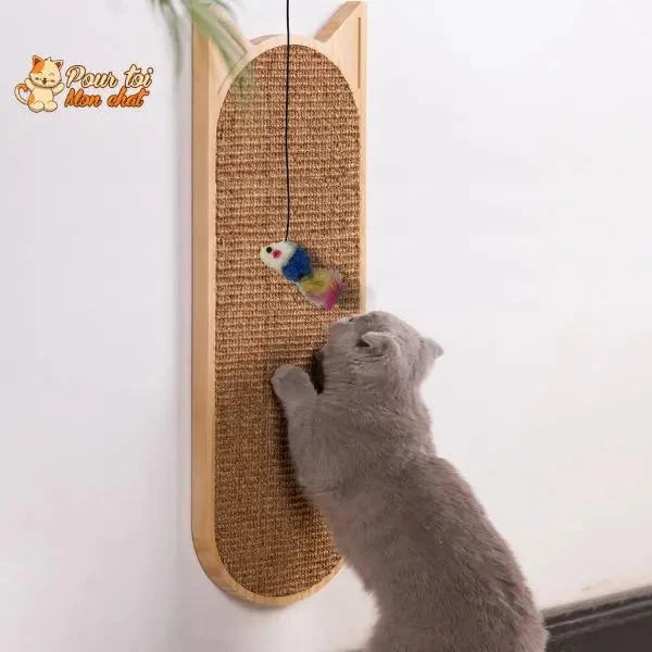 Grattoir Mural En Sisal Pour Chat 9 Grattoir Mural En Sisal Pour Chat – Image 9