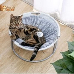 Panier Suspendu Avec Un Jouet - Hamac4cat™ -Chats Fournitures Magasin HAMAC4CAT Lit surreleve Chat Pour toi Mon chat 1623419256