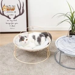 Panier Suspendu Avec Un Jouet - Hamac4cat™ -Chats Fournitures Magasin HAMAC4CAT Lit surreleve Chat Pour toi Mon chat 1623419310