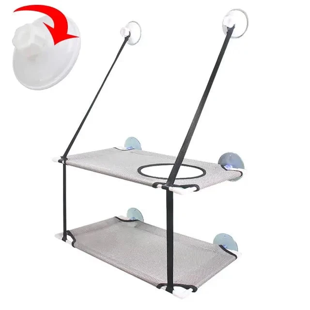 Hamac à Fenêtre Suspendue Pour Chaton 2 Hamac à Fenêtre Suspendue Pour Chaton – Image 2