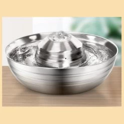 Fontaine à Eau INOX - Îl'eauchat™ -Chats Fournitures Magasin IL EAUCHAT Fontaine a eau en INOX Chat Pour toi Mon chat 1635338574