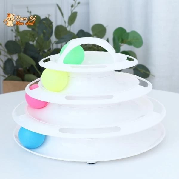 Jouet Pour Chat Avec Balles - Jeu2pistes™ 6 Jouet Pour Chat Avec Balles - Jeu2pistes™ – Image 6