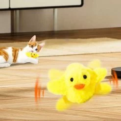 Jouet Canard En Peluche électrique Pour Chats