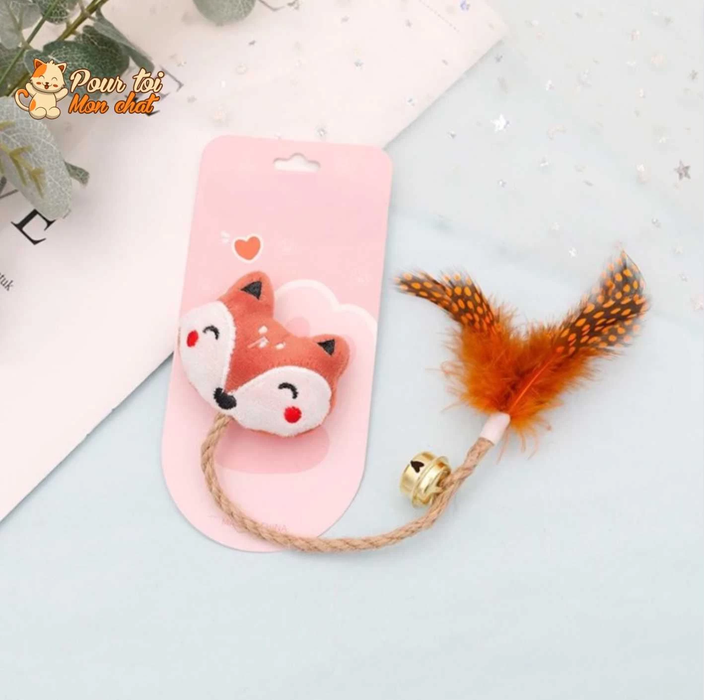 Jouet Cloche En Plumes Pour Chats 4 Jouet Cloche En Plumes Pour Chats – Image 4