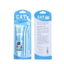 Kit De Dentifrice Enzyme Pour Chat -Chats Fournitures Magasin Kit de dentifrice enzyme pour chat Pour toi Mon chat 1684412035