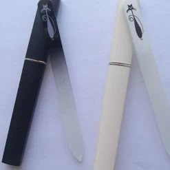 Lime à Ongles En Verre Cristal Avec Motif Chat Plaqué -Chats Fournitures Magasin Lime a ongles en verre cristal avec motif chat plaque Pour toi Mon chat 1679487622