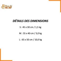 Lit De Couchage Tout Doux - Pour Chat - NITOUDOUX™ -Chats Fournitures Magasin Lit de couchage tout doux pour Chat NITOUDOUX Pour toi Mon chat 1679390353