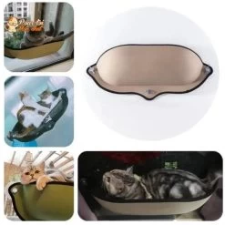 Lit Suspendu à Ventouses Pour Chat - Hamac-Fenêtre-Chat™ -Chats Fournitures Magasin Lit suspendu a ventouses pour chat Hamac Fenetre Chat Pour toi Mon chat 1667078347