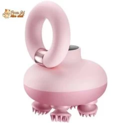 Masseur Relaxant Et Anti Stress Pour Chat - ZEN-MON-CHAT™ -Chats Fournitures Magasin NEW Head Massager Waterproof Electric Wireless Scalp Pet Cat Dog Massage Body deep tissue Kneading Vibrating Device Pour toi Mon chat 1645801826