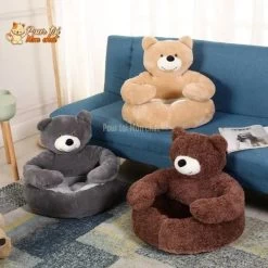NICHE EN PELUCHE OURSON POUR CHAT - OURSàCHAT™ -Chats Fournitures Magasin NICHE EN PELUCHE OURSON POUR CHAT OURSaCHAT Pour toi Mon chat 1668765623