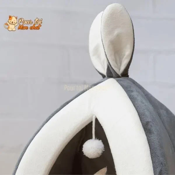 NICHE ORIGINALE À OREILLES DE LAPIN POUR CHAT – Oreill’Chat™ 5 NICHE ORIGINALE À OREILLES DE LAPIN POUR CHAT – Oreill’Chat™ – Image 5