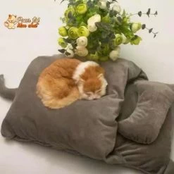 Lit De Couchage Tout Doux - Pour Chat - NITOUDOUX™ -Chats Fournitures Magasin NITOUDOUX Lit de couchage tout doux pour Chat Pour toi Mon chat 1658676162
