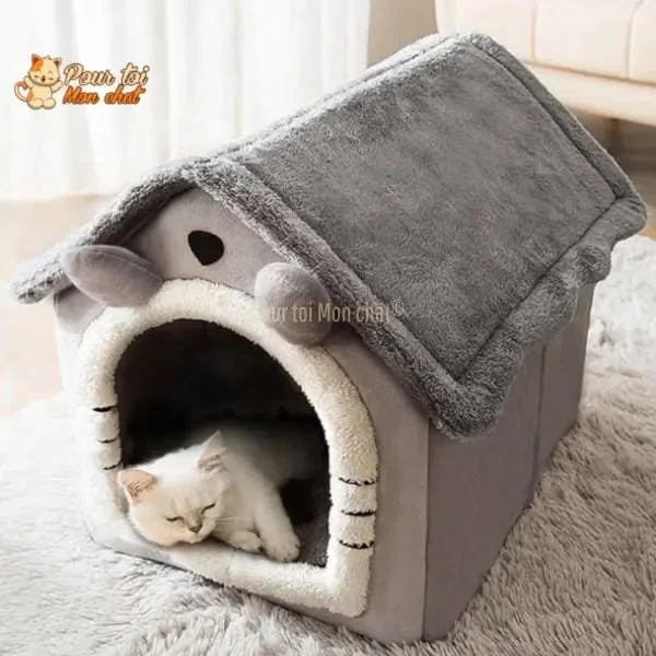 PETITE MAISON EN PELUCHE POUR CHAT – TOITpourCHAT™ 16 PETITE MAISON EN PELUCHE POUR CHAT – TOITpourCHAT™ – Image 16